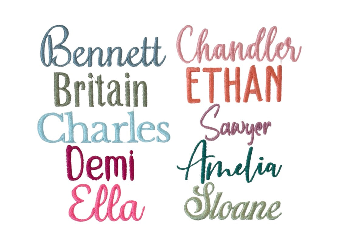 Custom Name in Candy Heart Sweater – Kids Valentine’s Outfit