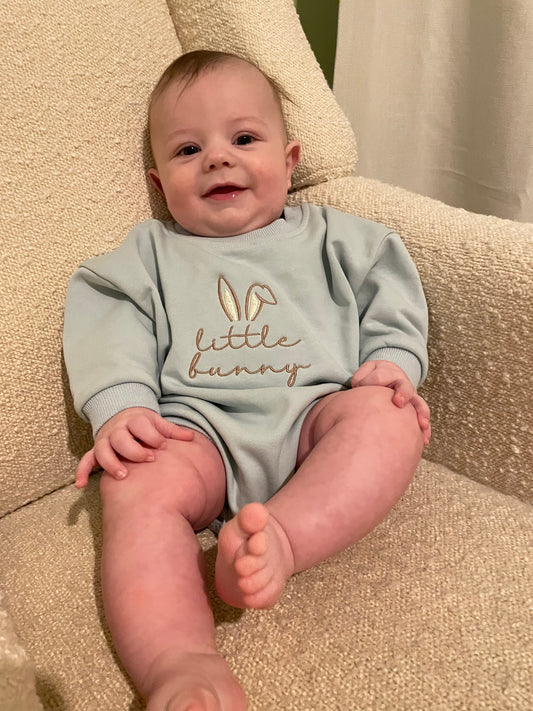 Custom Little Bunny Onesie - Kids Easter Outfit