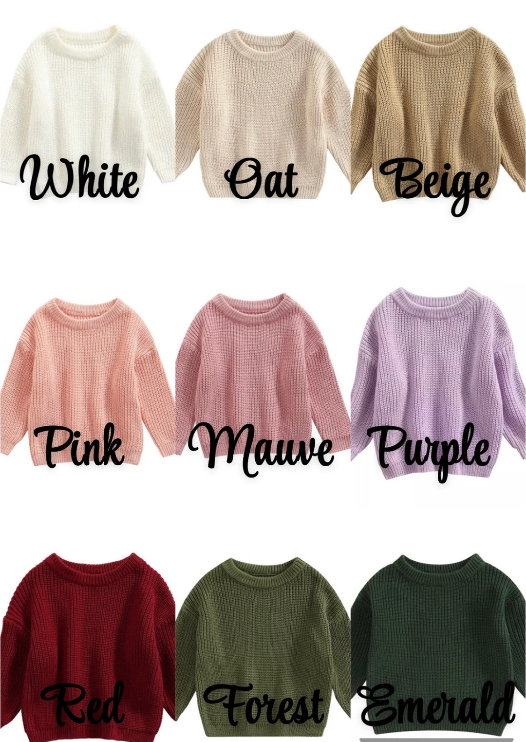 Grinch Heart Hands Sweater - Kids Christmas Outfit