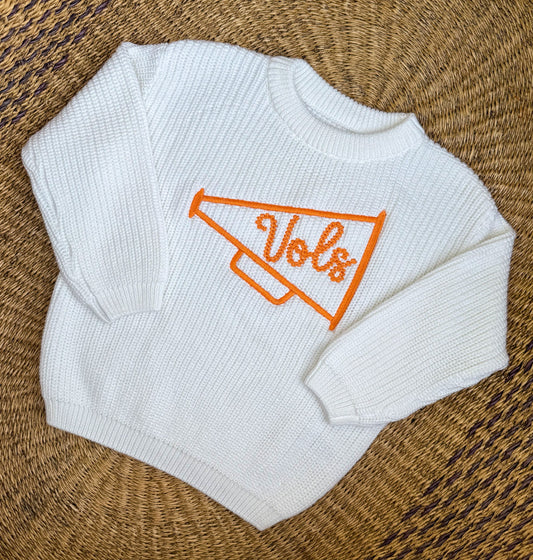 Custom Tennessee Vols Megaphone - Girls Game Day Outfit