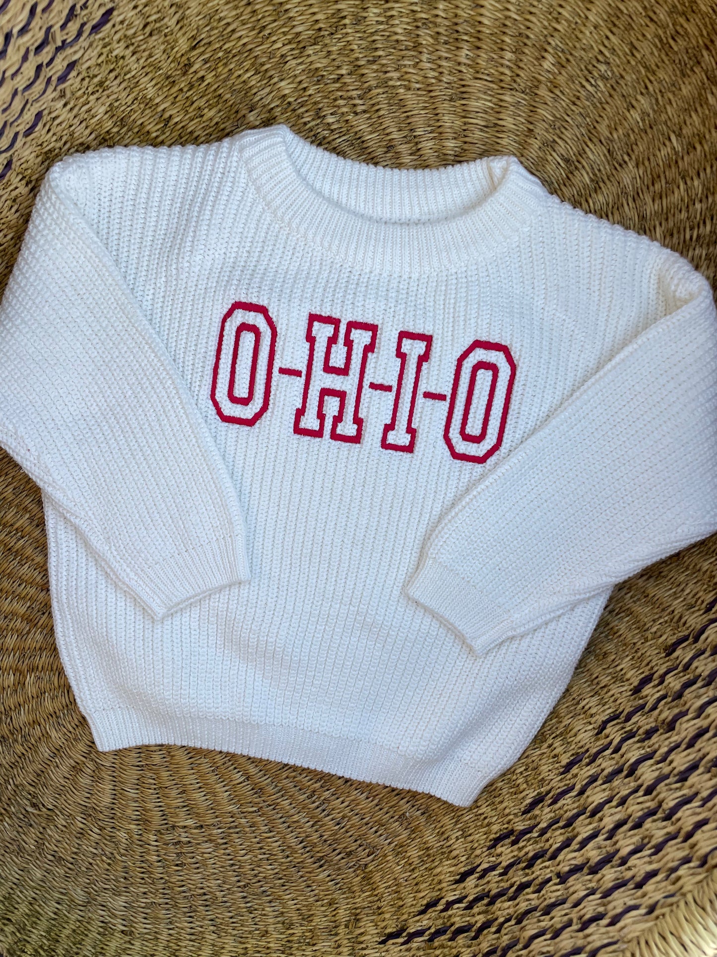 Custom Varsity Block Sweater - Kids Game Day Outfit
