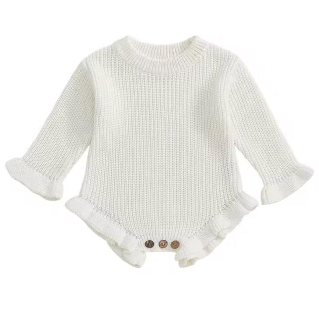 Personalized Peter Rabbit knit Romper - Custom Name Coquette Outfit