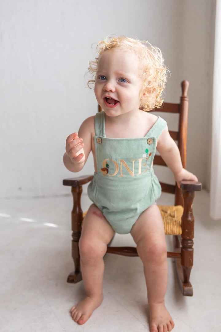 Duck ONE Romper - Kids First Birthday Outfit