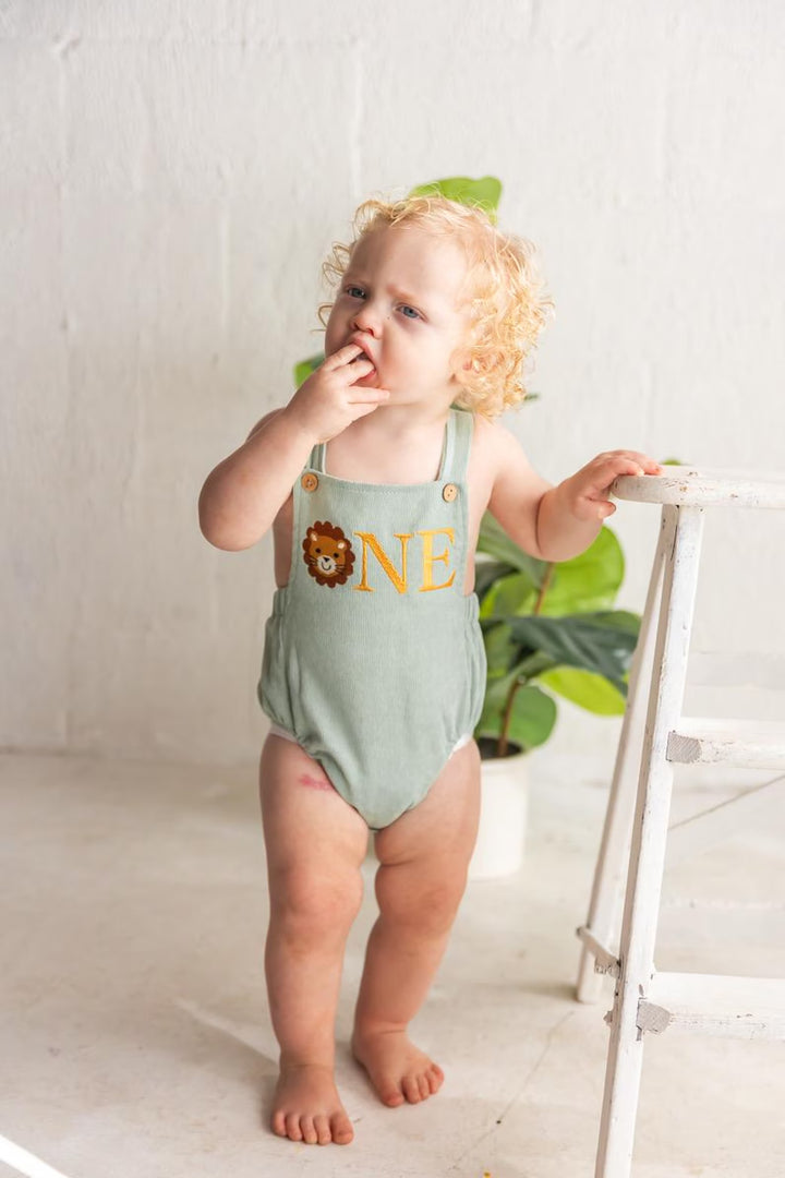 Lion ONE Romper - Kids First Birthday Outfit