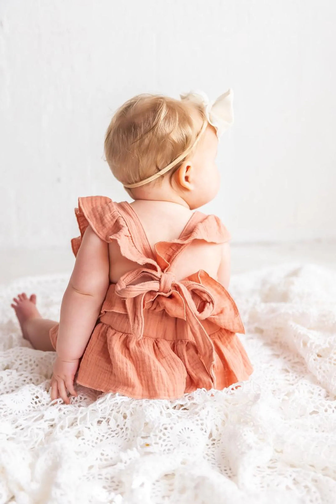 Girls Easter Romper With Name - Peter Rabbit Monogram Romper