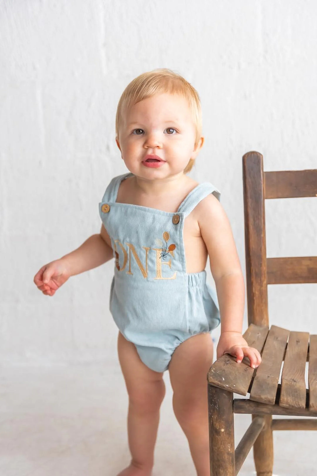 Beary First ONE Romper - Kids First Birthday Outfit