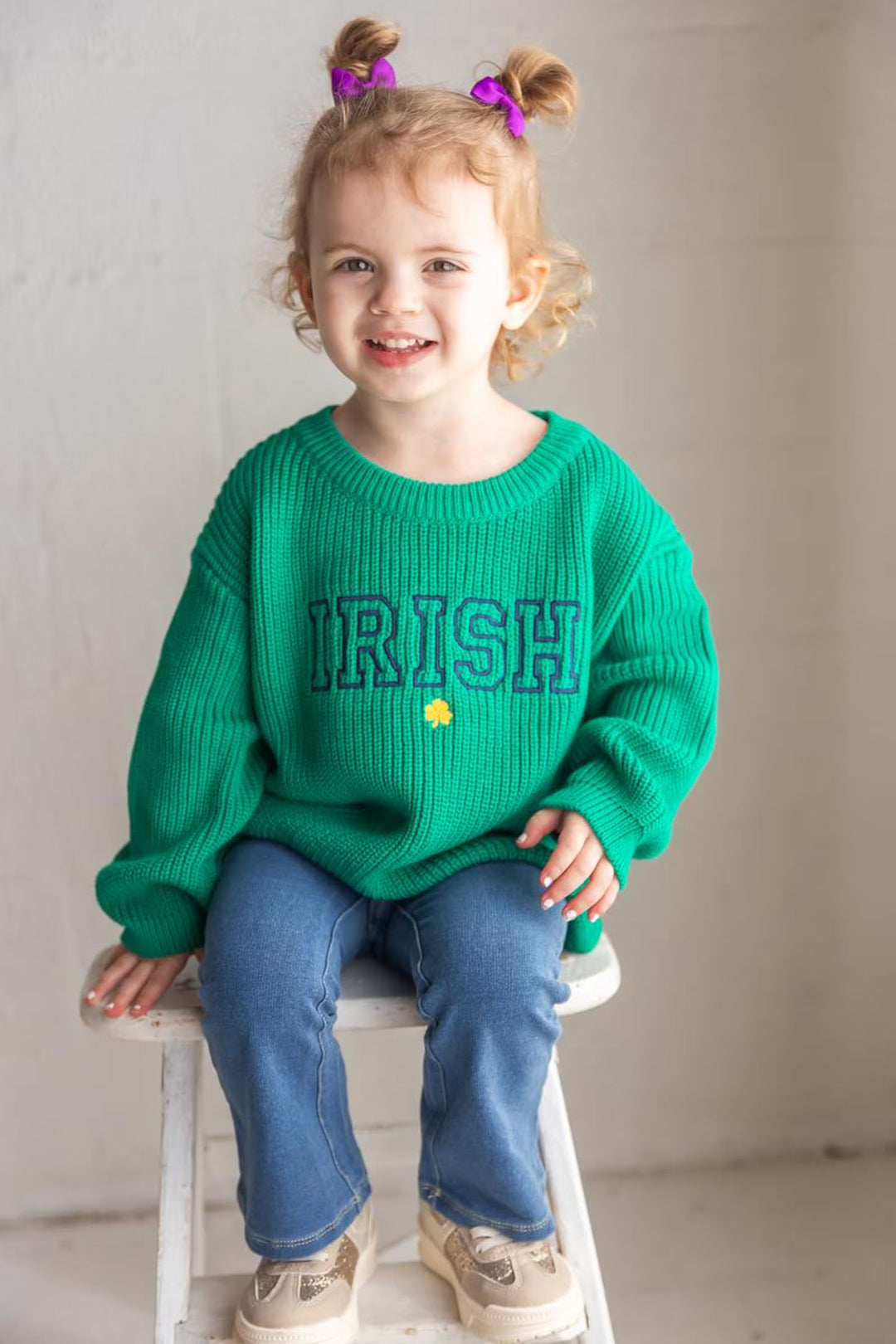 Dame IRISH Sweater - Kids Game Day Outfit