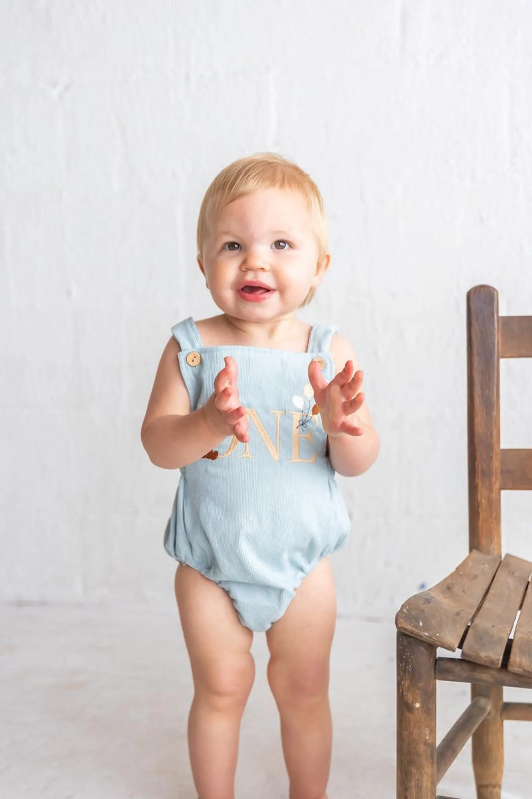 Beary First ONE Romper - Kids First Birthday Outfit