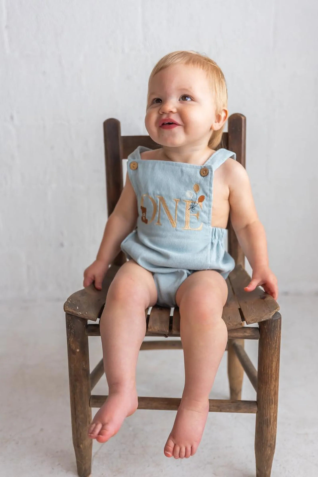 Beary First ONE Romper - Kids First Birthday Outfit