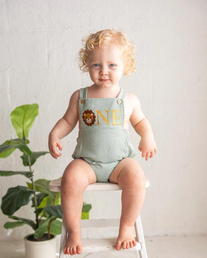 Lion ONE Romper - Kids First Birthday Outfit