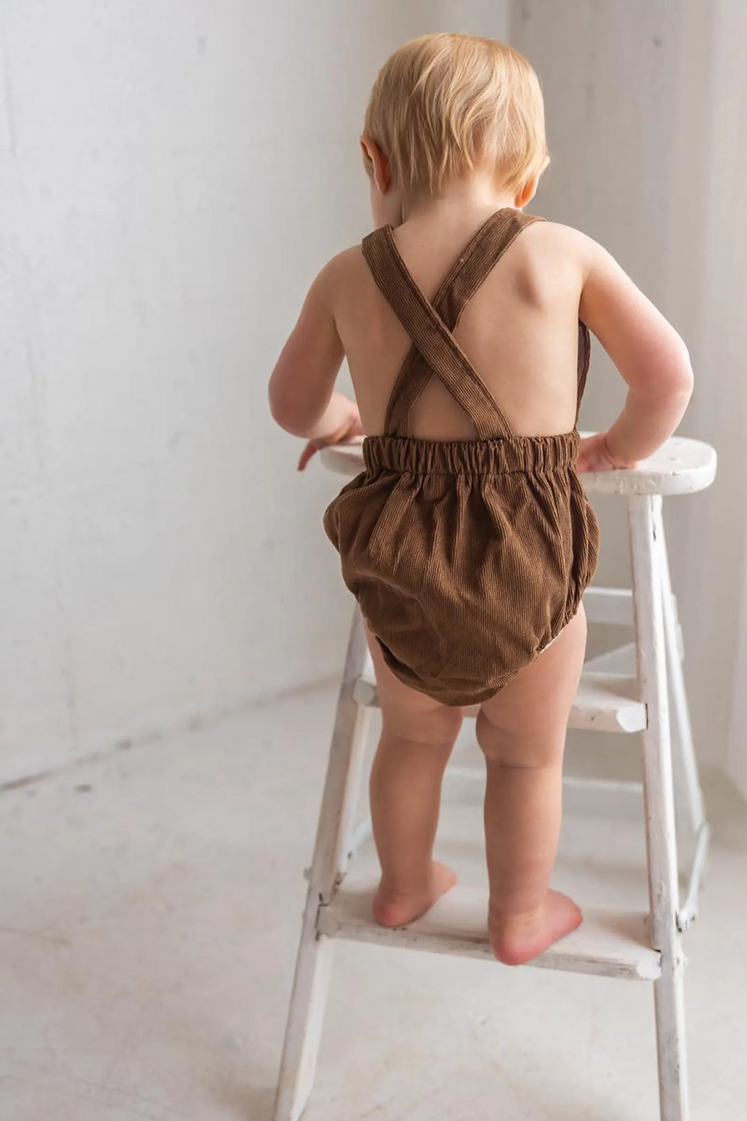 Baby Boy Train Birthday Romper, Embroidered ONE Corduroy Cake Smash Outfit