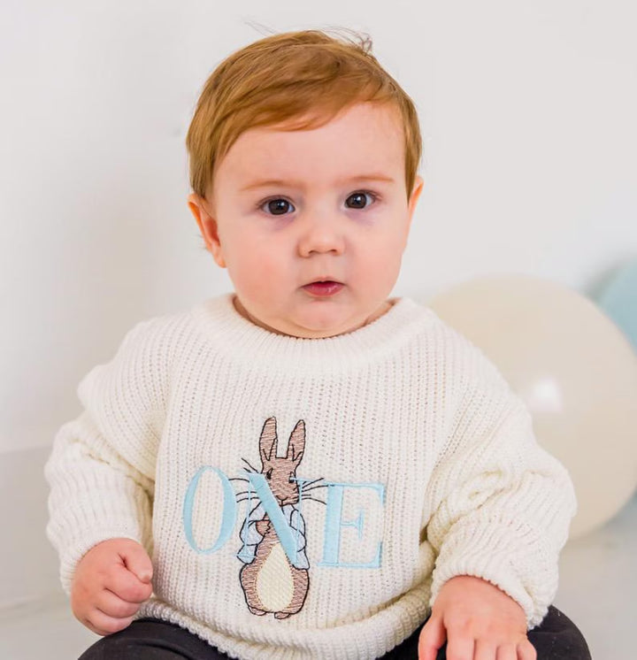 Peter Rabbit One Sweater - Kids First Birthday Outfit