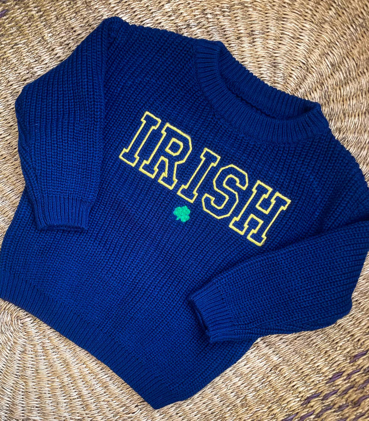 Dame IRISH Sweater - Kids Game Day Outfit