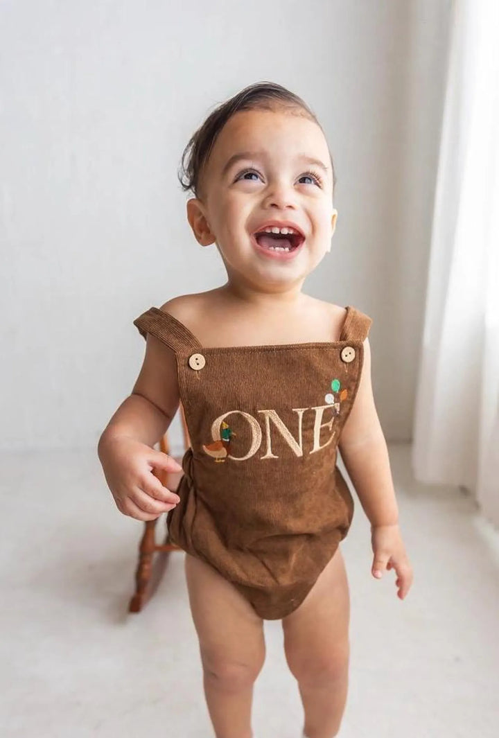 Duck ONE Romper - Kids First Birthday Outfit