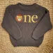Custom Lion ONE Sweater - First Birthday Outfit