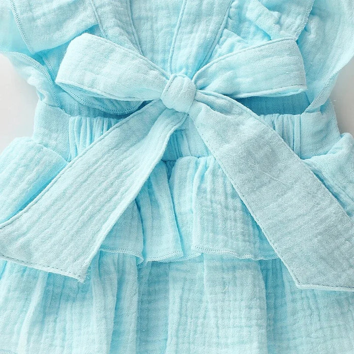 Floral Two Romper - Girls Second Birthday Outfit