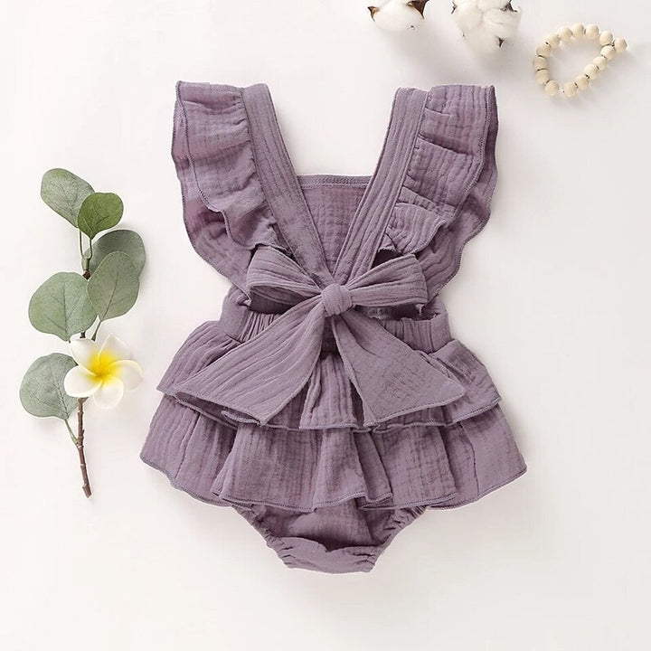 Butterfly One Romper - Girls First Birthday Outfit