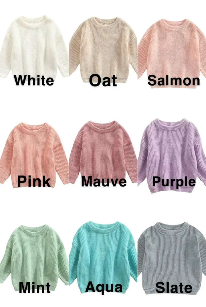 Donut ONE Sweater - Kids First Birthday Outfit