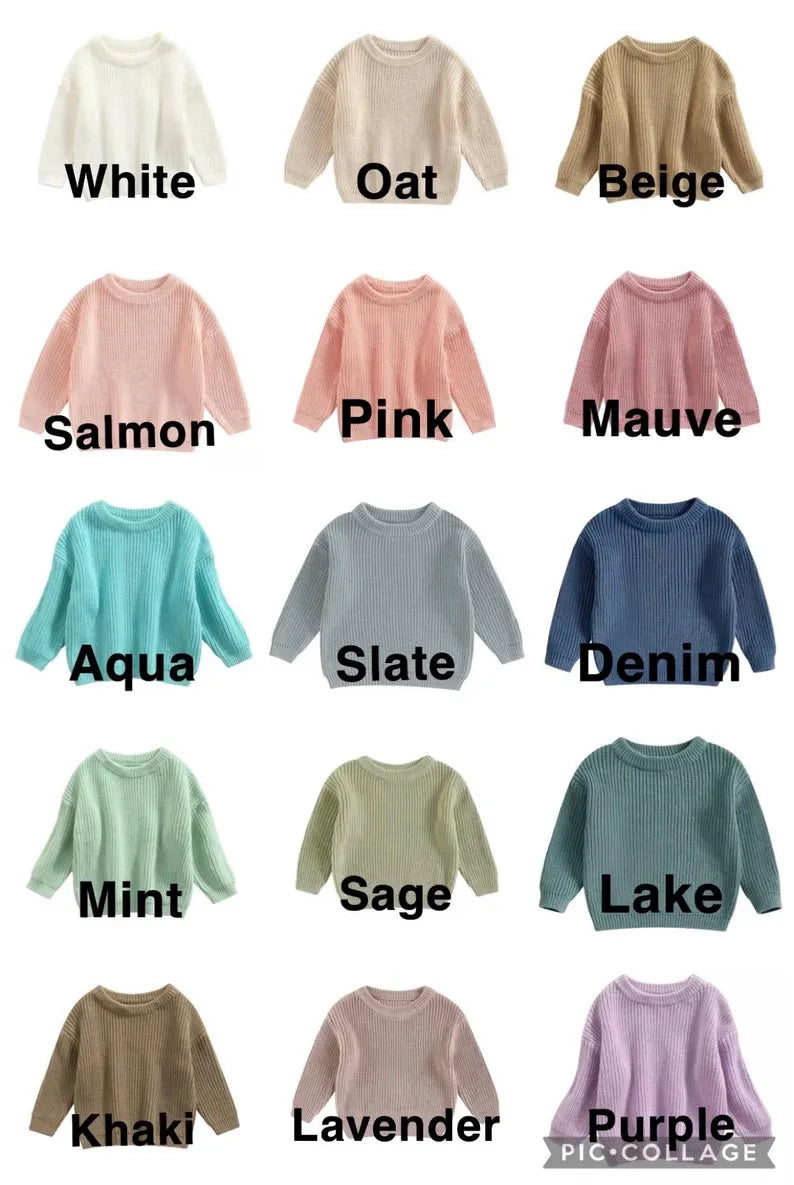 Custom Little Brother Sweater - Boys Personalized Outfit