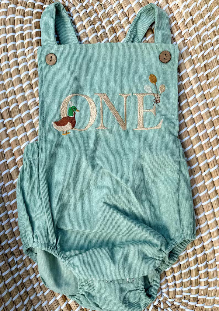 Duck ONE Romper - Kids First Birthday Outfit